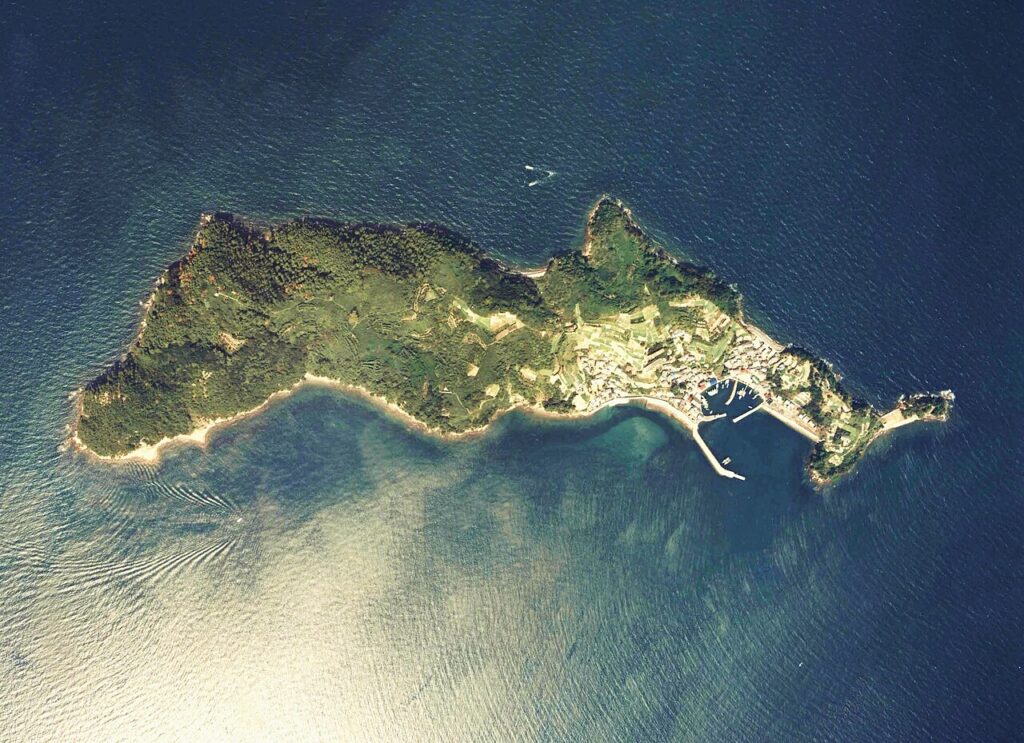 Captura área del la isla de Aoshima.